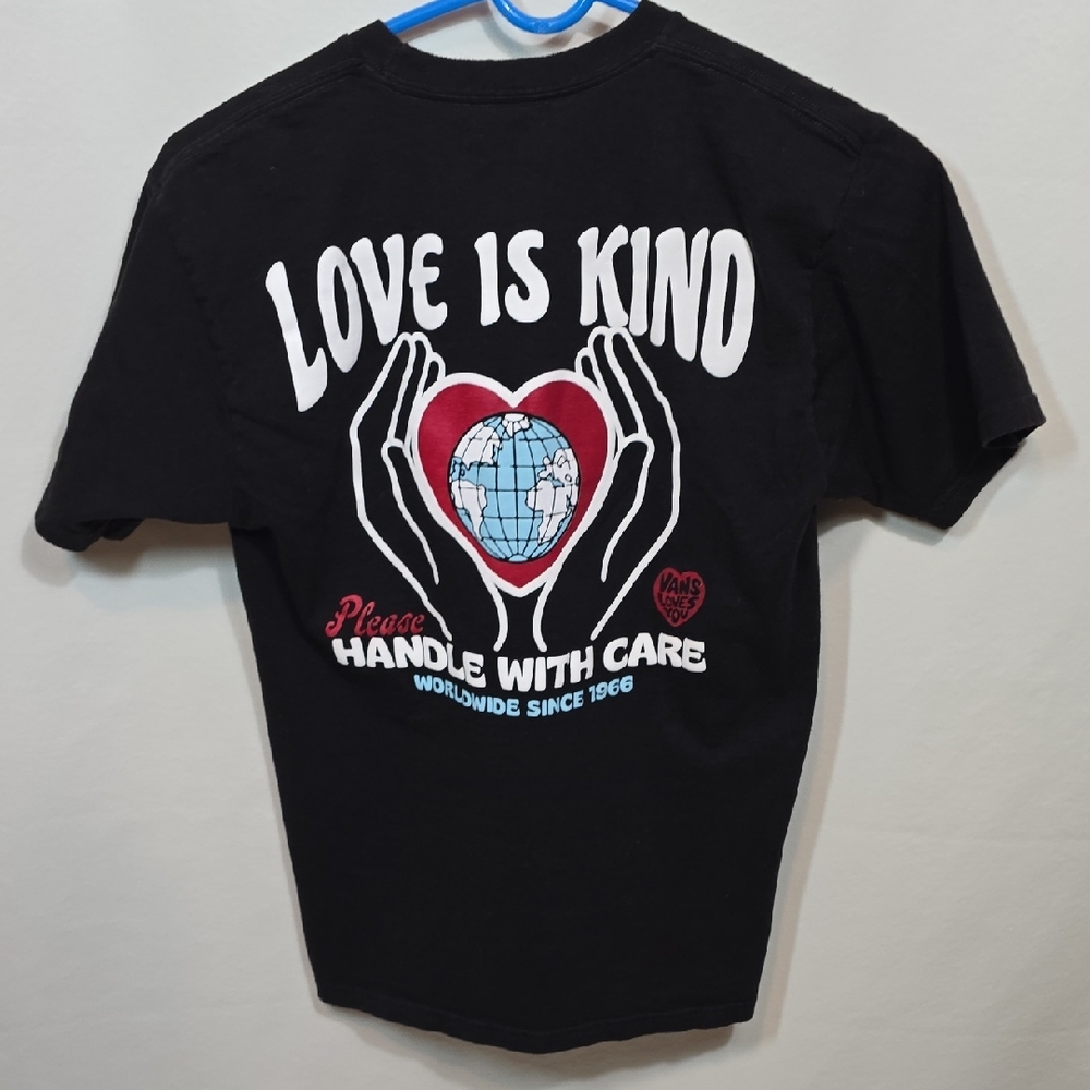 ** 3/$25 ** VANS Love Is Kind Classic Fit T-shirt Men's Small